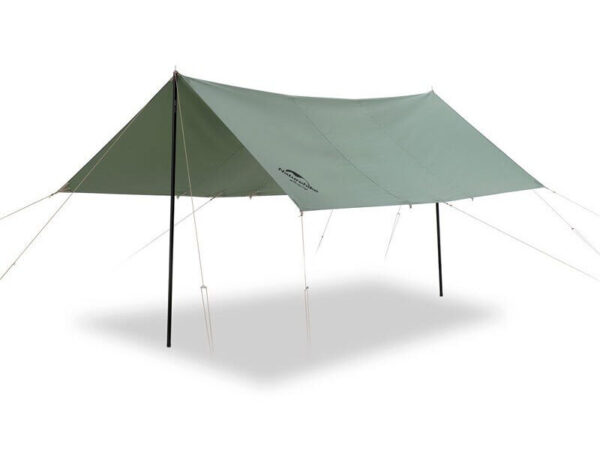 Naturehike Cotton Square Canopy ฟลายชีท สีเขียว